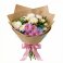 Букет цветов из: Хризантемы и Розы